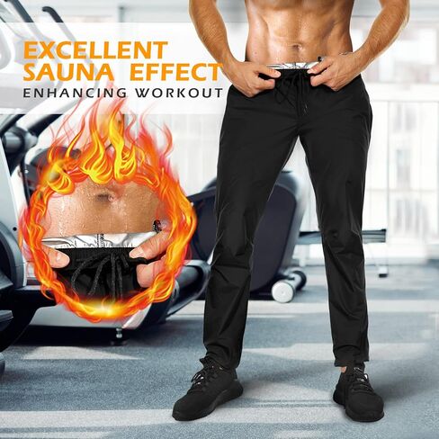 Sauna Suit for Men Weight Loss Sweat Sauna Jacket Gym Pants Boxing Exercise Workout Sauna Sweat Suits for Mens in Saudi Arabia