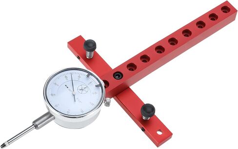 NORJIN منشار طاولة مقياس مؤشر الاتصال الهاتفي، مجموعة أدوات قياس منشار طاولة طويلة قابلة للتعديل لمحاذاة ومعايرة مناشير الطاولة في ورشة العمل، ومناشير الشريط ومكابس الحفر in Kuwait