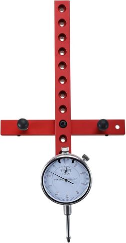 NORJIN منشار طاولة مقياس مؤشر الاتصال الهاتفي، مجموعة أدوات قياس منشار طاولة طويلة قابلة للتعديل لمحاذاة ومعايرة مناشير الطاولة في ورشة العمل، ومناشير الشريط ومكابس الحفر in Kuwait