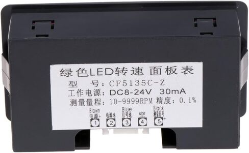 عداد السرعة 4 مقياس سرعة الدوران الرقمي LED + مستشعر القرب 12 فولت 9999 دورة في الدقيقة للمخرطة/الجزازة/التحكم الرقمي بالكمبيوتر/الربيع عالي الدقة in Saudi Arabia