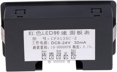 عداد السرعة 4 مقياس سرعة الدوران الرقمي LED + مستشعر القرب 12 فولت 9999 دورة في الدقيقة للمخرطة/الجزازة/التحكم الرقمي بالكمبيوتر/الربيع عالي الدقة in Saudi Arabia