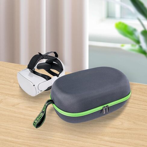 Hard Carrying Case Compatible with Meta Oculus Quest 2 Basic/Elite/Pro/Vison Pro/PICO 4 Version VR Gaming Headset, Touch Controllers and Battery Version Accessories, Design for Travel, Storage in Saudi Arabia