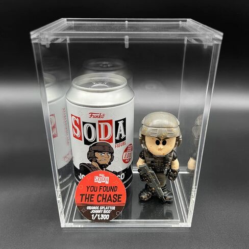 عبوة من قطعتين من الواقيات الصلبة المصنوعة من الأكريليك JDS متوافقة مع شخصيات Funko Pop Vinyl مقاس 4 بوصات، تأتي مع غطاء مغناطيسي وحقيبة شفافة كريستالية، خالية من الأحماض شديدة التحمل مع علامات تبويب في الأعلى والأسفل in Kuwait