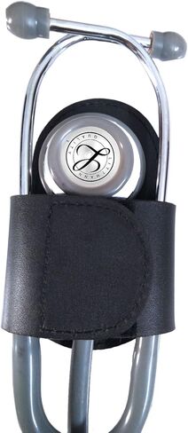 حامل سماعة الطبيب من الجلد الطبيعي باللون الأسود للممرضات والأطباء in Kuwait