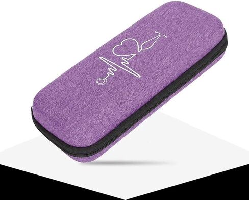 حقيبة تخزين سماعة الطبيب، حقيبة تخزين إيفا متعددة الوظائف لسماعة الطبيب مع جيب شبكي لسماعة الطبيب (أرجواني) in Kuwait