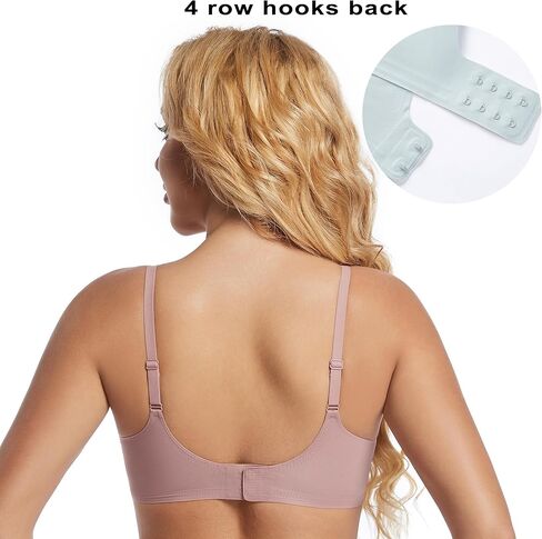 PRETTYWELL حمالات صدر مريحة رافعة للصدر للنساء حمالة صدر ناعمة بفتحة رقبة على شكل V مبطنة تسمح بالتهوية تي شيرت براليت حمالة صدر يومية سلسة in Kuwait