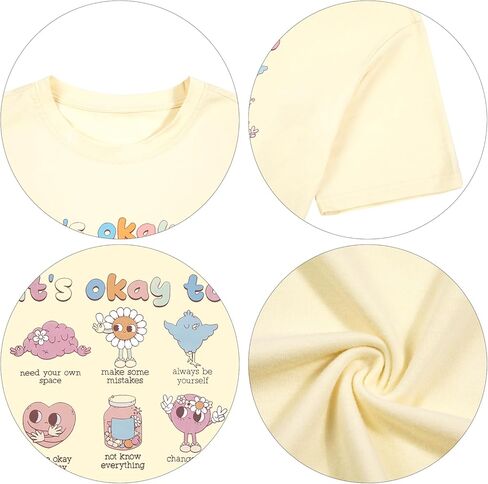 قميص للتوعية بالصحة العقلية للنساء كبير الحجم، لا بأس أن لا تكون بخير، قمصان للصحة العقلية، ملابس ملهمة in Kuwait