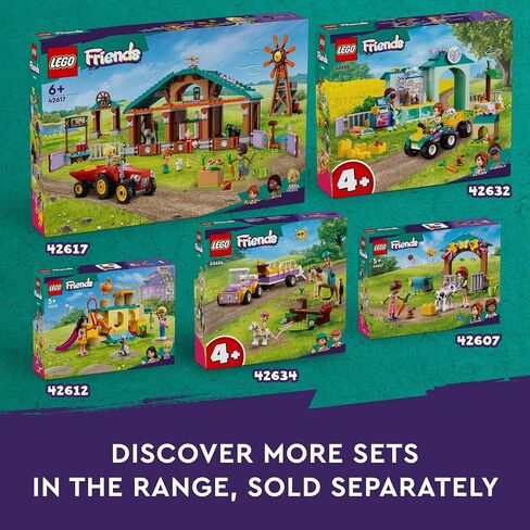 LEGO Friends Pet Adoption Day Toy, Animal Set, Pretend Play, Gift Idea for Kids, Girls and Boys Aged 6 Years and Up, with 7 Characters and 5 Animal Figures, Hedgehog, Hamster, Pig and More, 42615 in Saudi Arabia