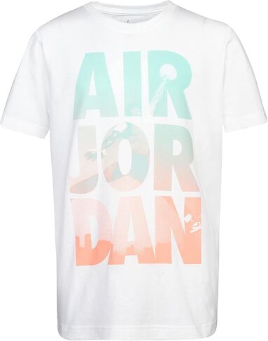 تيشيرت Dunk Fade من Jordan للأولاد (للأطفال الكبار) باللون الأبيض LG (للأطفال الكبار من عمر 14 إلى 16 عامًا) in Saudi Arabia