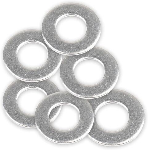 #8 × 3/8 "غسالة مسطحة 304 من الفولاذ المقاوم للصدأ SAE غسالة للبراغي 100 قطعة in Kuwait