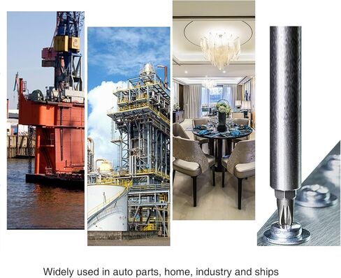 #8 × 3/8 "غسالة مسطحة 304 من الفولاذ المقاوم للصدأ SAE غسالة للبراغي 100 قطعة in Kuwait