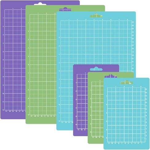 6 قطع من حصيرة القطع المتوافقة مع Cricut Joy Xtra، وسجادة القطع اللاصقة المتنوعة AIFUDA (StandardGrip، StrongGrip، LightGrip) حصيرة بطاقة بديلة متوافقة مع ملحقات Cricut Joy in Kuwait