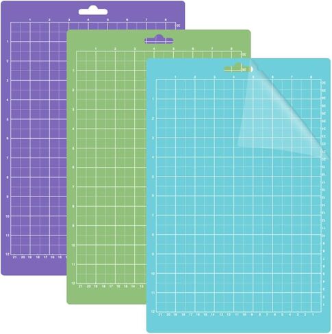 6 قطع من حصيرة القطع المتوافقة مع Cricut Joy Xtra، وسجادة القطع اللاصقة المتنوعة AIFUDA (StandardGrip، StrongGrip، LightGrip) حصيرة بطاقة بديلة متوافقة مع ملحقات Cricut Joy in Kuwait