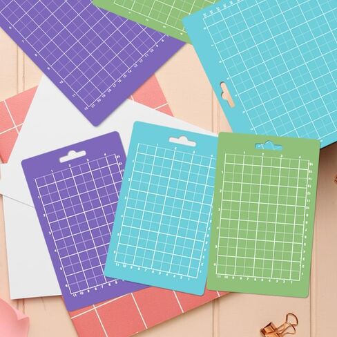 6 قطع من حصيرة القطع المتوافقة مع Cricut Joy Xtra، وسجادة القطع اللاصقة المتنوعة AIFUDA (StandardGrip، StrongGrip، LightGrip) حصيرة بطاقة بديلة متوافقة مع ملحقات Cricut Joy in Kuwait