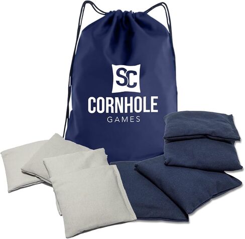 Weather Resistant Cornhole Bags (Set of 8) - Professional Regulation Size/Weight (16 oz) - Use on Pro Corn Hole Boards or Bean Bag Toss Sets in Saudi Arabia