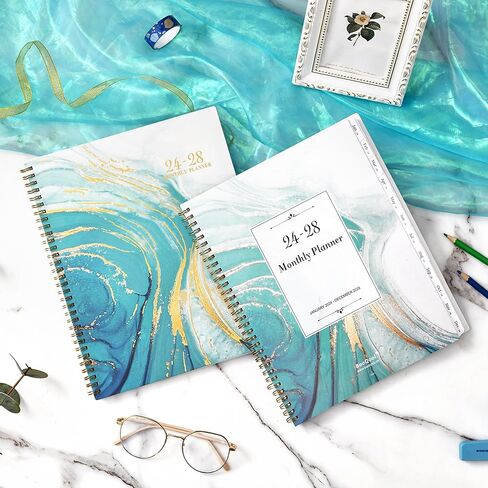 مخطط شهري 2024-2028 - مخطط شهري لمدة 4 سنوات، يوليو 2024 - يونيو 2028، 48 مخطط/تقويم شهري، 9 × 11 بوصة، تقويم شهري 2024-2028، علامات التبويب الشهرية، جيب مزدوج الجانب، العطلات in Kuwait