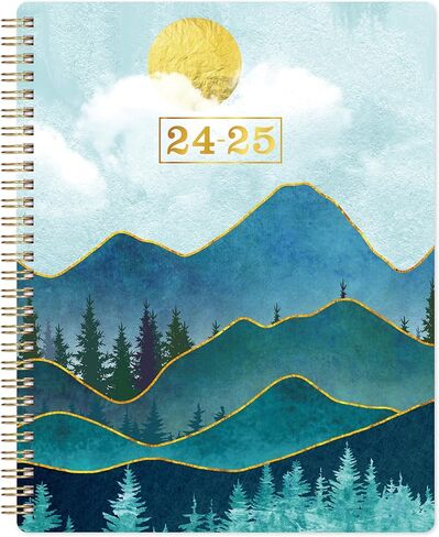 مخطط 2024-2025 - مخطط أكاديمي 2024-2025، يوليو 2024 - يونيو 2025، مخطط 2024-2025، 8 × 10 بوصة، 2024-2025 مخطط أسبوعي وشهري مع ورق سميك in Kuwait