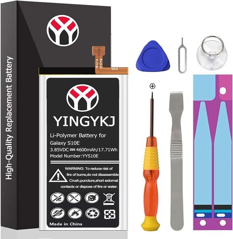 Galaxy S7 Battery, YINGYKJ 4500mAh High Capacity 0 Cycle EB-BG930ABE Battery Replacement for Samsung Galaxy S7 G930 G930V G930A G930T G930P G930F with Complete Tool Kits in Saudi Arabia