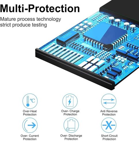 Galaxy S7 Battery, YINGYKJ 4500mAh High Capacity 0 Cycle EB-BG930ABE Battery Replacement for Samsung Galaxy S7 G930 G930V G930A G930T G930P G930F with Complete Tool Kits in Saudi Arabia