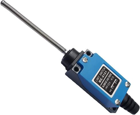 Yusheng 2PCS ME-9101 Momentary Limit Switch Travel Switch, Flexible Coil Spring Rod Momentary Limit Switch arduino Switch NC-NO CNC Mill Laser Plasma Router (2PCS, ME-9101 Flexible Coil Spring Rod) in Saudi Arabia