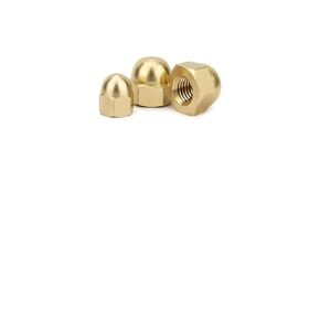 2-10Pcs M4-M10 316/304 Stainless Steel Carbon Steel Brass Acorn Cap Cap Nut Decorative Dome Head Nut Hand Nut(Black,M4-10pcs) in Saudi Arabia