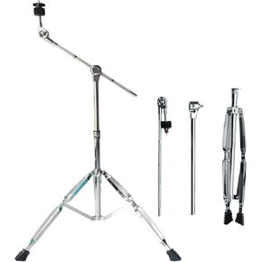 Cymbal Stand, Drum Hardware, Adjustable, Heavy Duty, Non-Slip, Sturdy Straight & Boom Combo, Double Braced Legs, , Hi-Hat Cymbals，Ideal for beginners, novices, and amateur drummers in Kuwait
