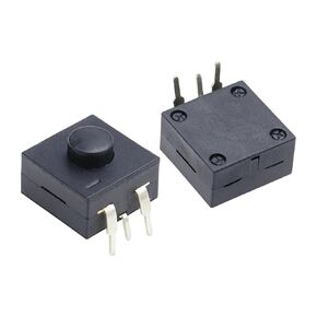 5/30 قطعة مفتاح زر الضغط ، 3Pin مفتاح المصباح 1A 30 فولت 12*12*9 مللي متر 2On 1Off (10 قطعة) in Kuwait