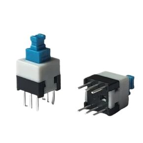 20 قطعة مفتاح زر الضغط، قفل ذاتي، اضغط على زر إيقاف التشغيل 6Pin حجم 5.8x5.8 مللي متر 7x7 مللي متر 8X8 مللي متر 8.5x8.5 مللي متر (8.5x8.5) in Kuwait