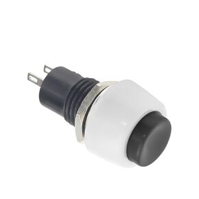 6 قطع مفتاح زر الضغط، DS-450 إعادة ضبط زر صغير مستدير ذاتي القفل 250 فولت 2 أمبير دبوس نحاسي أحمر وأخضر 10 مم (أحمر) in Kuwait