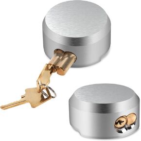 عبوتان من أقفال الأصفاد المخفية شديدة التحمل مع مفاتيح على حد سواء، أقفال بوك، قفل بوك، قفل خارجي لقفل باب المقطورة، الشاحنات والشاحنات الصغيرة (2-7/8 بوصة) in Kuwait