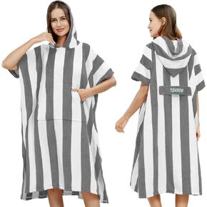 الرجال النساء منشفة مقنعين تغيير القماش يمكن ارتداؤها ملابس السباحة بيكيني التستر الجاف رداء الاستحمام السباحة سترة سترة فستان التفاف حجم كبير للشاطئ المشي لمسافات طويلة تبول تصفح مجلس حمام السباحة in Kuwait