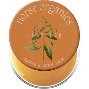 Norse Organics | Botanical Body Balm with Arctic Herbs & Beeswax | Warming Massage Care for Active Lifestyles | Comfrey Arnica Sea Buckthorn Peppermint | 1 oz in Saudi Arabia