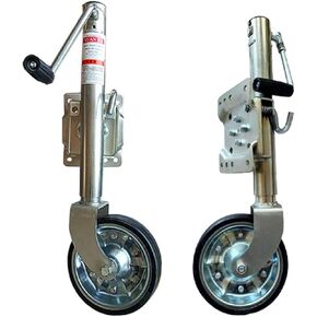 Swivel Boat Trailer Jack - Heavy Jockey Wheel Trailer, Support Load 680Kg, 10.2In Lift, 8In Steel Rim Wheel, Lift Trailer Automatic Guide Wheel, Caravan Traile,1500lbs/680kg in Saudi Arabia