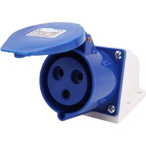 Industrial exposed socket 3 holes 32A3X32A aviation and socket waterproof IP44 ZQ-123(3 core 32A -123 -solid) in Kuwait