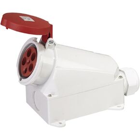 SP-1145 waterproof exposed socket 5 holes 63A IP44 industrial waterproof socket in Kuwait