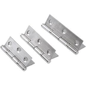 مفصلات 2 بوصة 2.5 بوصة 3 بوصة 4/10/20/40 قطعة مفصلات باب من الفولاذ المقاوم للصدأ قابلة للطي مسطحة 1 قطعة (3 بوصة، 40 قطعة (20 زوجًا)) in Kuwait