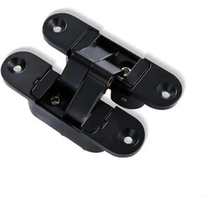 مفصلات الأبواب 180 درجة أرجوحة مخفية من سبائك الزنك شديدة التحمل للخشب قابلة للطي قطعة واحدة (فضية مفتوحة لليمين) in Kuwait