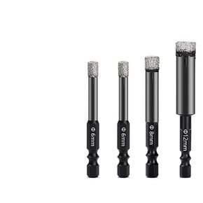 لقمة ثقب الماس الأساسية الجافة المقطوعة بالنحاس والبلاط السيراميكي ومنشار الجرانيت والرخام أداة حفر قطعة واحدة (اللون: 6 مم) in Kuwait