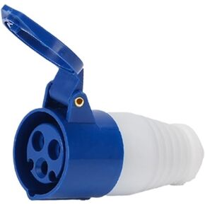 213 Three-core 16A Connector Industrial Aviation Plug Non-Explosion-Proof Socket Three-Phase Waterproof Construction site Docking(Three core 16A Solid) in Kuwait