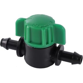 5 Pcs 4/7mm Miniature Valves Homebrew Garden Irrigation Switch Coupling Barbed Slotted Water Hose Valve Garden Water Connectors(No.2) in Kuwait