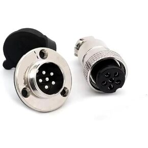 GX/DF20 Soldering Screwed Joint Power Adapter Connector Socket 2Pin Aviation Connectors 1Pcs(4Pin,1Set) in Kuwait