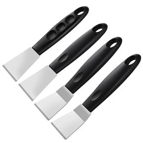 مجموعة مكشطة إزالة أدوات الطابعة ثلاثية الأبعاد الاحترافية، 4 قطع، أدوات كشط الرأس المستقيمة والمنحنية المصنوعة من الفولاذ المقاوم للصدأ، ملحقات طابعة ثلاثية الأبعاد متينة لتجريد النماذج in Kuwait