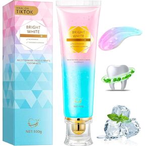 Niacinamide Whitening Toothpaste for Adults, Teeth Whitening Tooth Paste, Brilliant Smile Niacinamide Toothpaste Whiten (3.53oz) (1) in Saudi Arabia