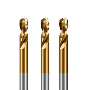 5 قطعة منشار ثقب الحفر 68 مللي متر 55 مللي متر مطلي بالتيتانيوم مركز الحفر الطيار دبوس ثقب المنشار مثقاب الخشب (الذهب) in Kuwait