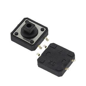 10/30 قطعة مفتاح زر الضغط، 12X12X7.3MM براون مربع زر اللباقة التبديل (10PCS) in Kuwait