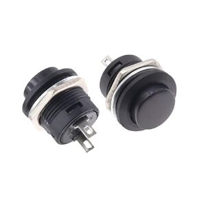 10 قطعة مفتاح زر الضغط، 16 مم مؤقت 6A/125VAC 3A/250VAC مفاتيح مستديرة R13-507 أسود أحمر أخضر أبيض أزرق أصفر (أخضر) in Kuwait