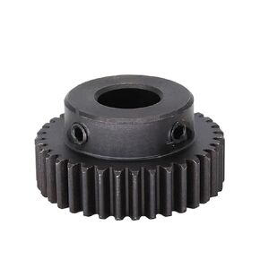 Steel Heavy Duty Motor Pinion Gear Module 1 Motor Gear 1M-42T/43Teeth Carbon Steel High Frequency Teeth Spur Bore 8/10/12 Mm(10 mm-43 Teeth) in Saudi Arabia