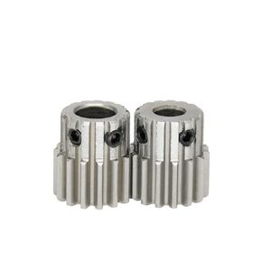 ترس ترس محرك ثقيل من الفولاذ 1 متر 15/16T تتحمل 6/8 مم ترس نقل من الفولاذ المقاوم للصدأ (6 مم - 16 أسنان) in Kuwait