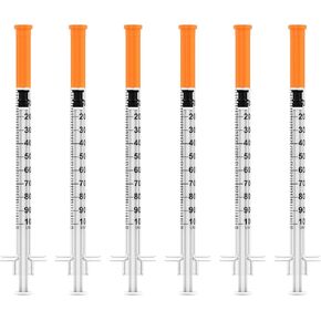 حقنة U-100 سعة 1 مل/سم مكعب مع إبرة 30Ga 5/16 بوصة (8 مم)، 30 عبوة مغلفة بشكل فردي،|مستلزمات المختبر in Kuwait