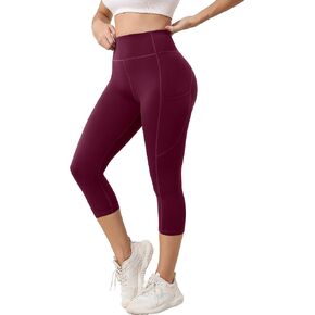 Women's Yoga Pants with Pockets High-Waisted Yoga Pants Workout Pants for Fitness and Exercise Pants in Saudi Arabia